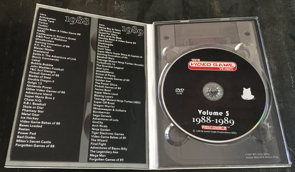 The Video Game Years Vol. 5 DVD [1988-1989]