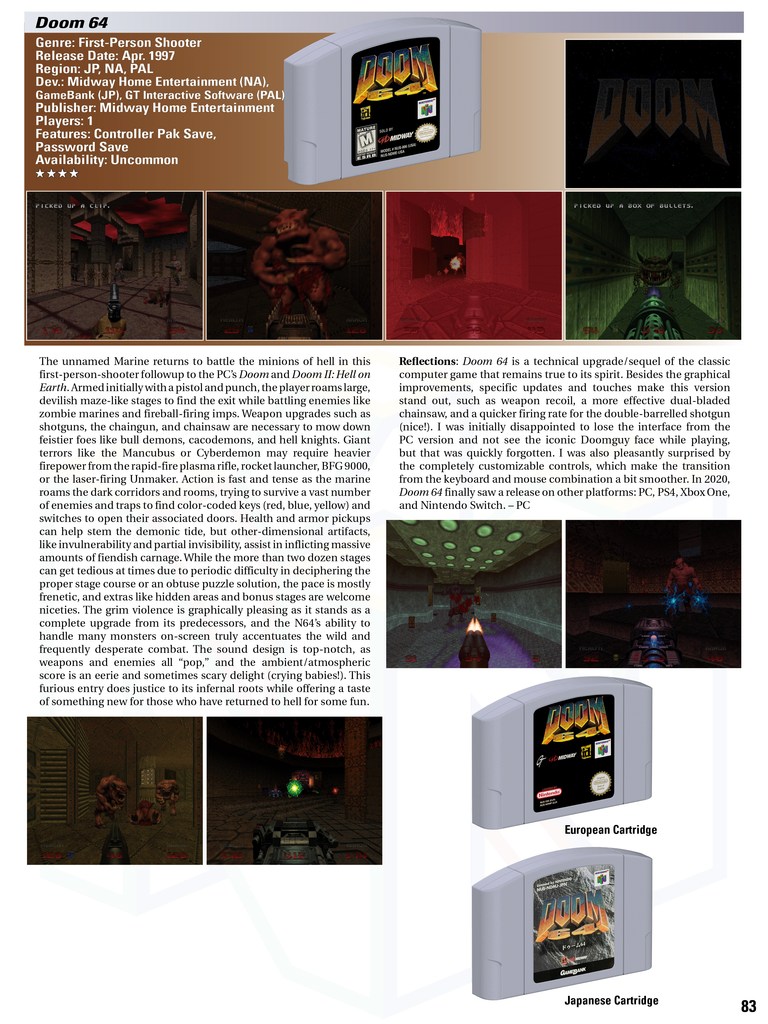 N64 Library Ultimate Nintendo: Guide to the N64 Library (Hardcover Book) – Contri Code