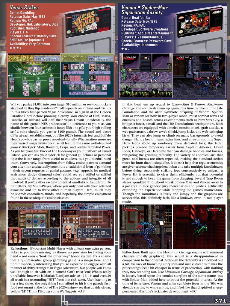 Ultimate Nintendo: Guide to the SNES Library – Contri Code