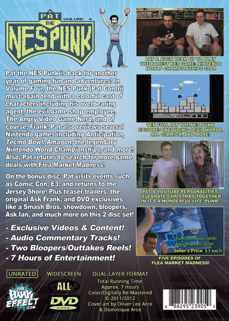 Pat the NES Punk Vol. 4 DVD Contri Code Pat the NES Punk Vol. 4 DVD Contri Code